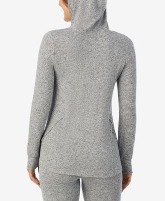 Women's Soft Knit Long Sleeve Hoodie Tunic
