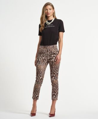 Women's Slim Sateen Ankle Pants