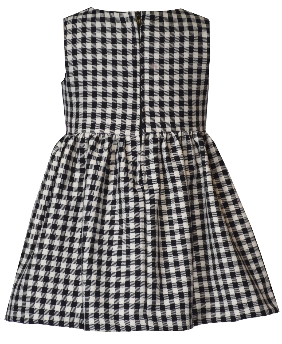 Bonnie Baby Baby Girls 2-piece Collared Car Coat And Woven Plaid Dress Set In Pink