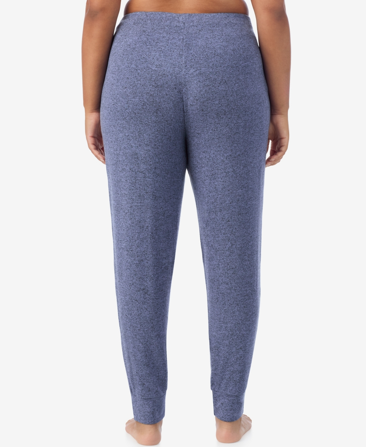 Cuddl Duds Plus Size Soft Knit Jogger Pants In Blue