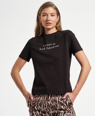 Women's Crewneck Graphic Top