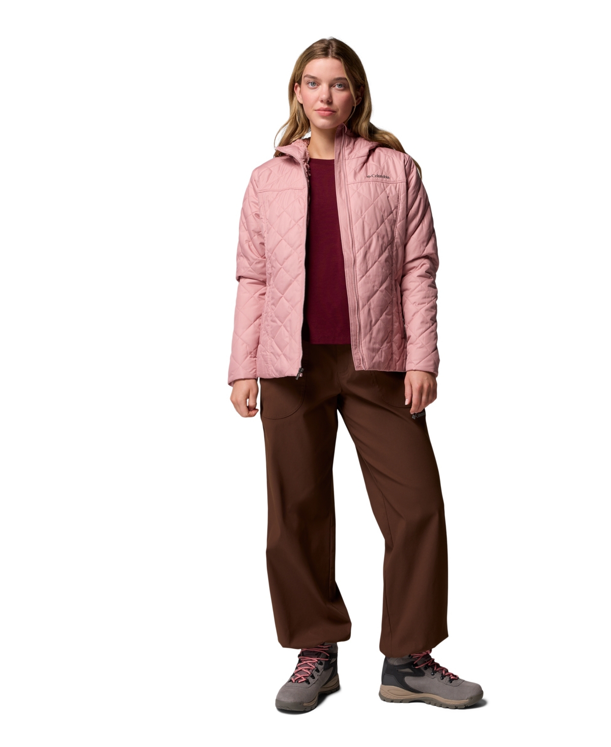 Columbia Women's Copper Crest Ii Quilted Hooded Jacket In Neutral