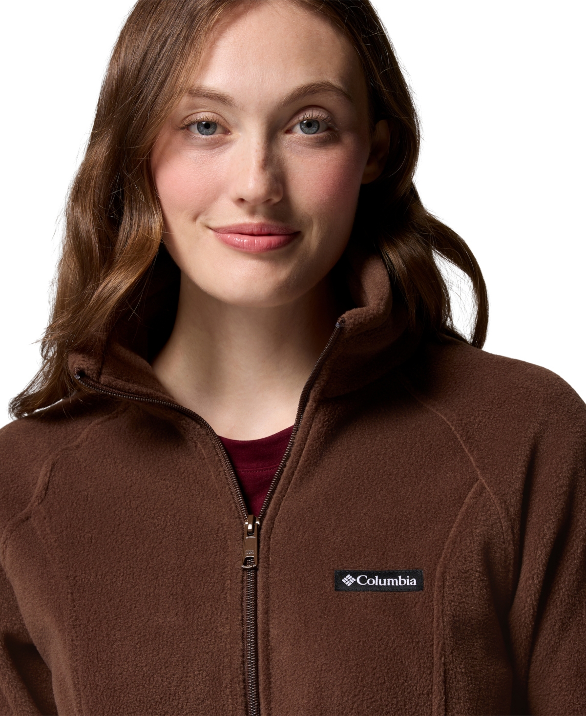 Columbia Women's Benton Springs Fleece Jacket, Xs-3x In Brown