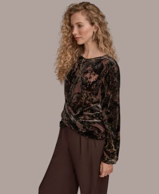 Women's Printed Long Sleeve Top