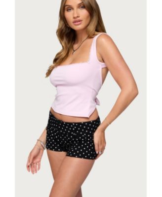 Womens Fae Square Neck Open Back Top