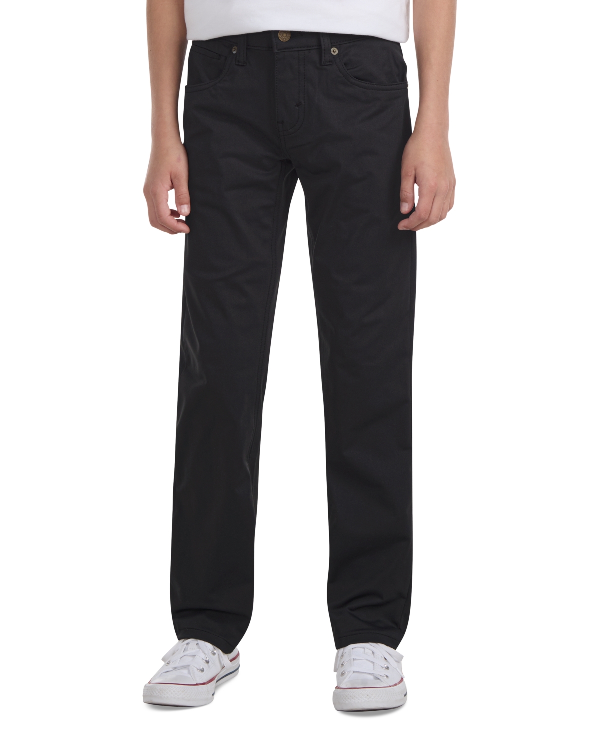 Levi's Big Boys 511 Slim Tech Pants In Black