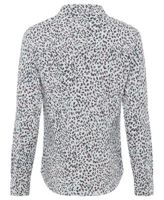 Women's Minimal Leopard Print Shirt