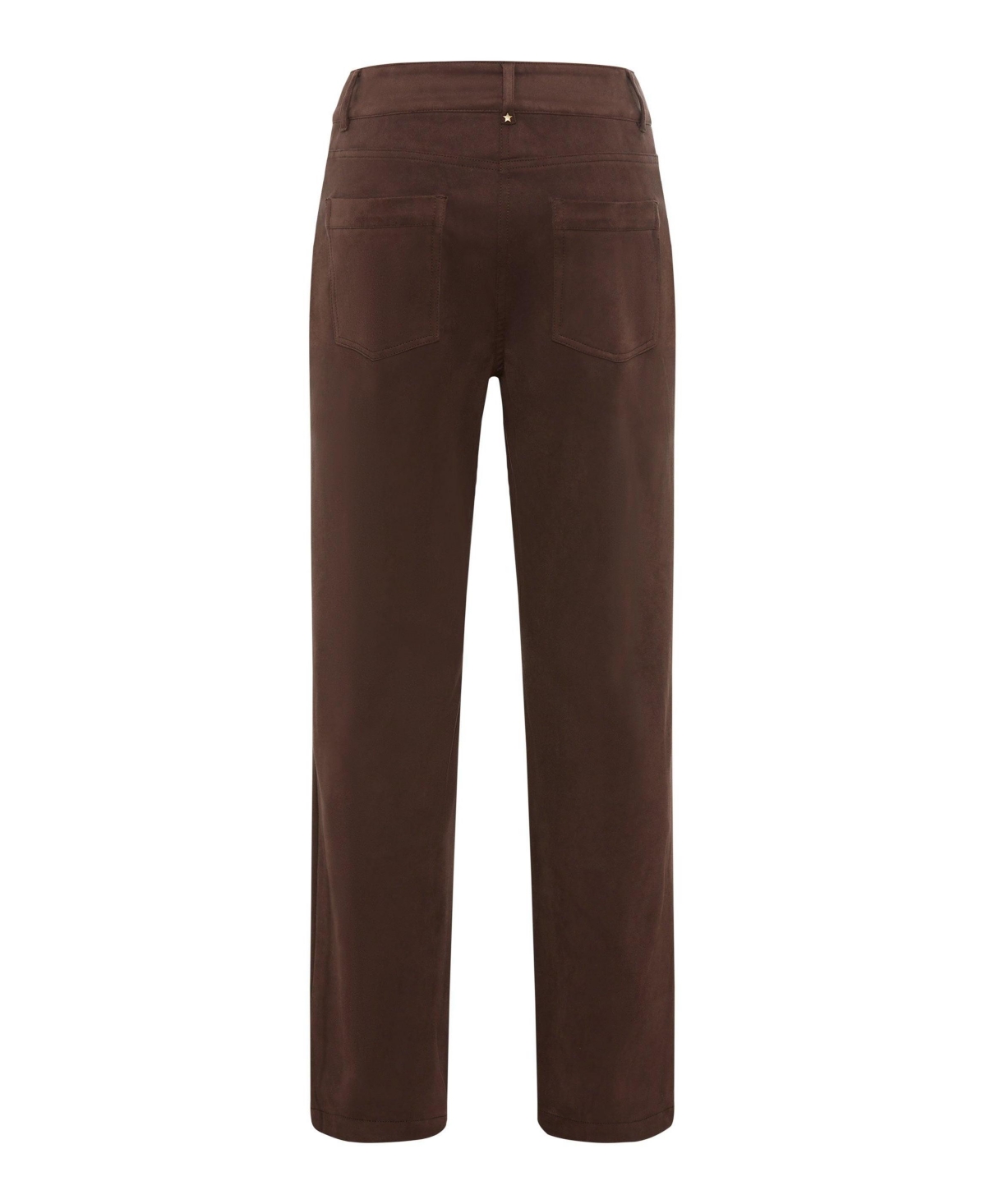 Olsen Women's Mona Fit Straight Leg Faux Suede Trousers