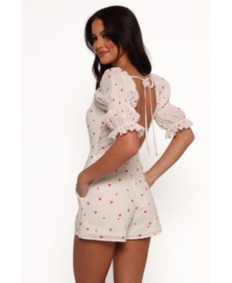 Women's Emerson Romper - Ditsy Heart