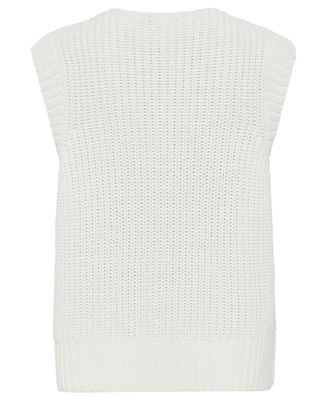 Cotton Blend Sweater Vest