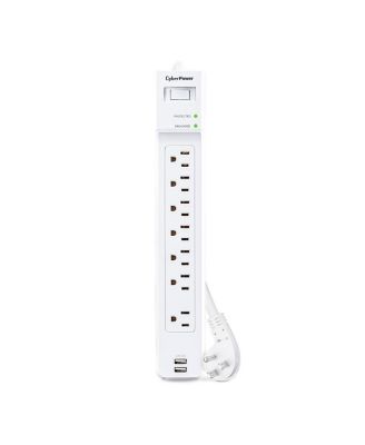 P704URC1 7-Outlet Surge Protector with 2x USB-A Port