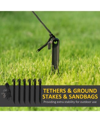 106.25" Giant Christmas Inflatables Archway with Santa for Yard