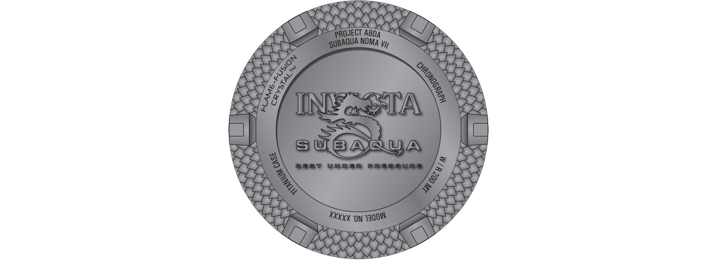 Мужские часы Invicta 48192 Subaqua Quartz 3 Hand Green, Titanium Dial, цвет: Серебряный — фото 2
