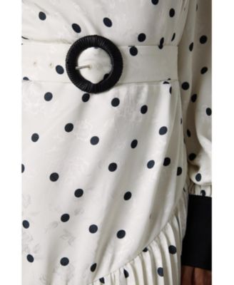 Long Sleeve Pleated Midi Dress