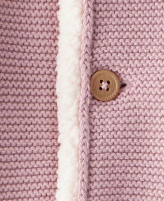 Baby Boys' or Baby Girls' Sherpa-Lined Cardigan