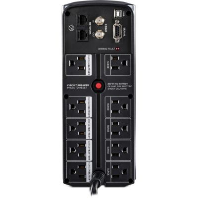 AVR Computer Battery Backup, 900VA 560W UPS, 8 Outlets