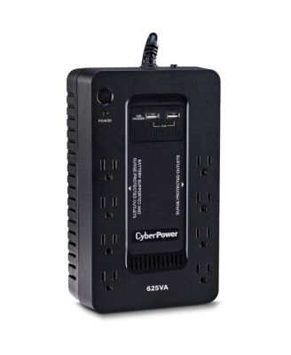 ST625U 8-Outlet Compact Standby UPS with 2x USB Type-A Ports, 625 VA / 360W Power