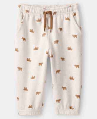 Baby Boys Teddy Pullover Jacket and Joggers, 2-Piece Set