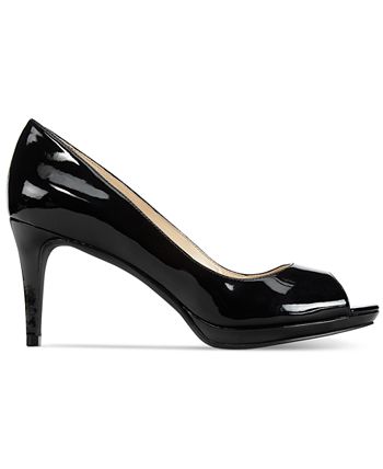 Nine West Gelabelle Peep Toe Platform Pumps Macy s