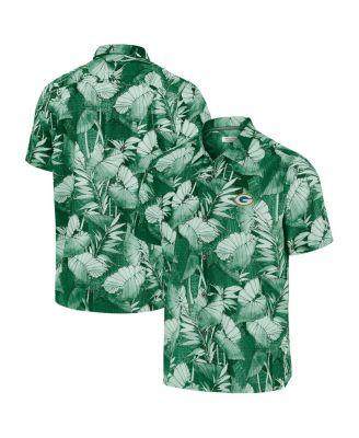 Tommy Bahama - Men's Green Bay Packers Bahama Coast Nuevo Fronds Camp Button-Up Shirt