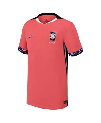Big Boys and Girls Crimson South Korea National Team 2025 Home Replica Jersey