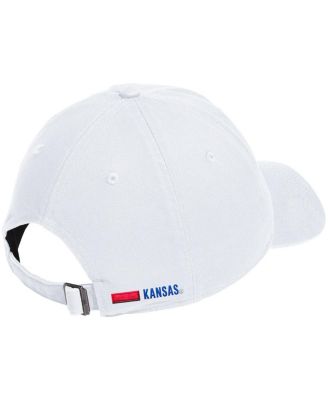 Men's White Kansas Jayhawks Locker Room Adjustable Slouch Hat