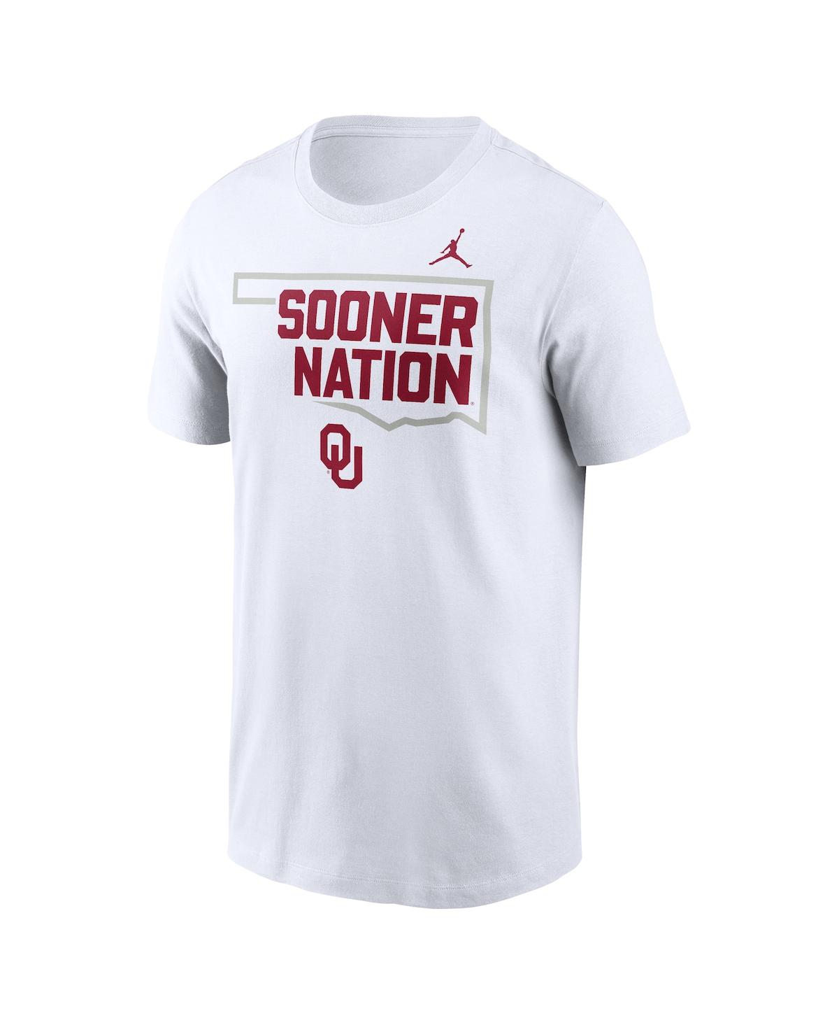 Jordan Men's White Oklahoma Sooners Campus Local T-shirt In White