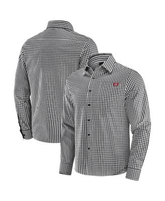 J. Palmer - Men's Black Ohio State Buckeyes Dual Threat Long Sleeve Button-Up Shirt
