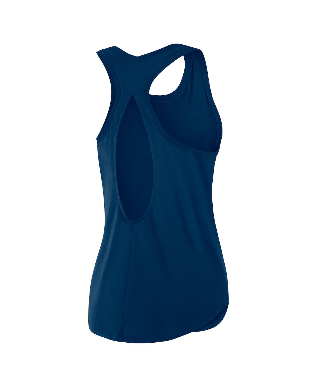 Fanatics Women's Navy Chicago Bears Iron Fan Tank Top In Blue