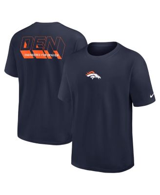 Nike - Men's Navy Denver Broncos Dominate The Game Essential Max90 T-Shirt