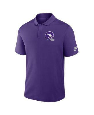 Men's Purple Minnesota Vikings Rewind Victory Performance Polo Shirt