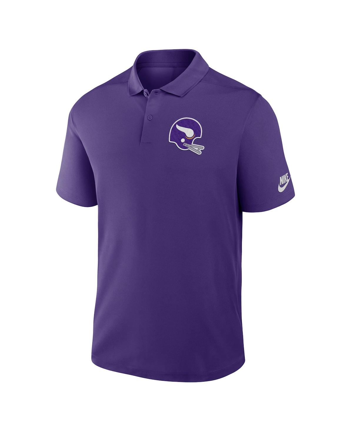 Nike Minnesota Vikings Rewind Victory  Men's Dri-fit Nfl Polo In Purple