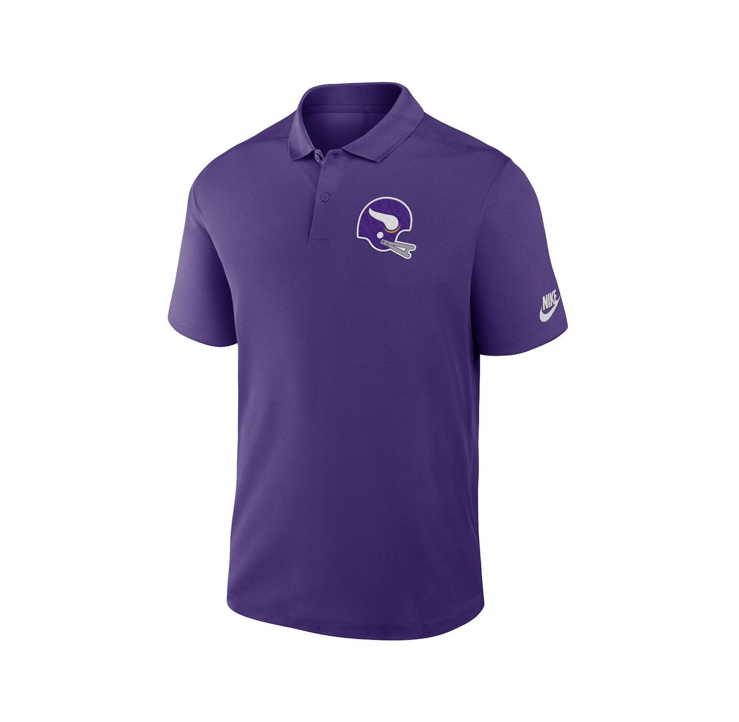 Men's Purple Minnesota Vikings Rewind Victory Performance Polo Shirt
