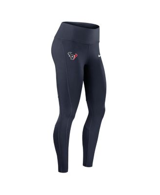 Women's Navy Houston Texans Primetime Epic Fast Performance Leggings