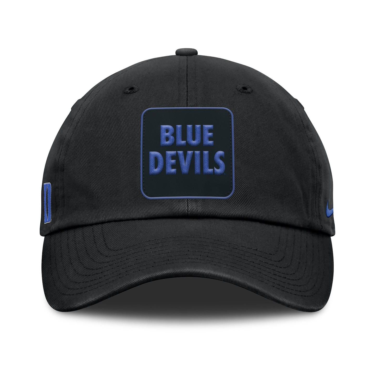 Мужская кепка Nike Black Duke Blue Devils Local Club Adjustable Hat — фото 2