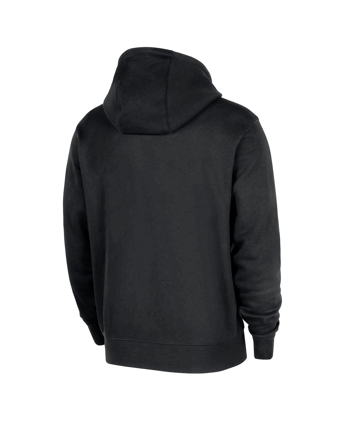 Nike Men's Black Golden State Warriors 2025/26 Authentic Practice Club Pullover Hoodie In Black