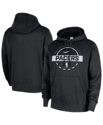 Nike - Men's Black Indiana Pacers 2025/26 Authentic Practice Club Pullover Hoodie