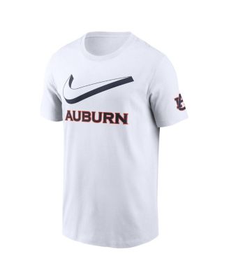 Men's White Auburn Tigers Primetime 2-Hit Swoosh T-Shirt