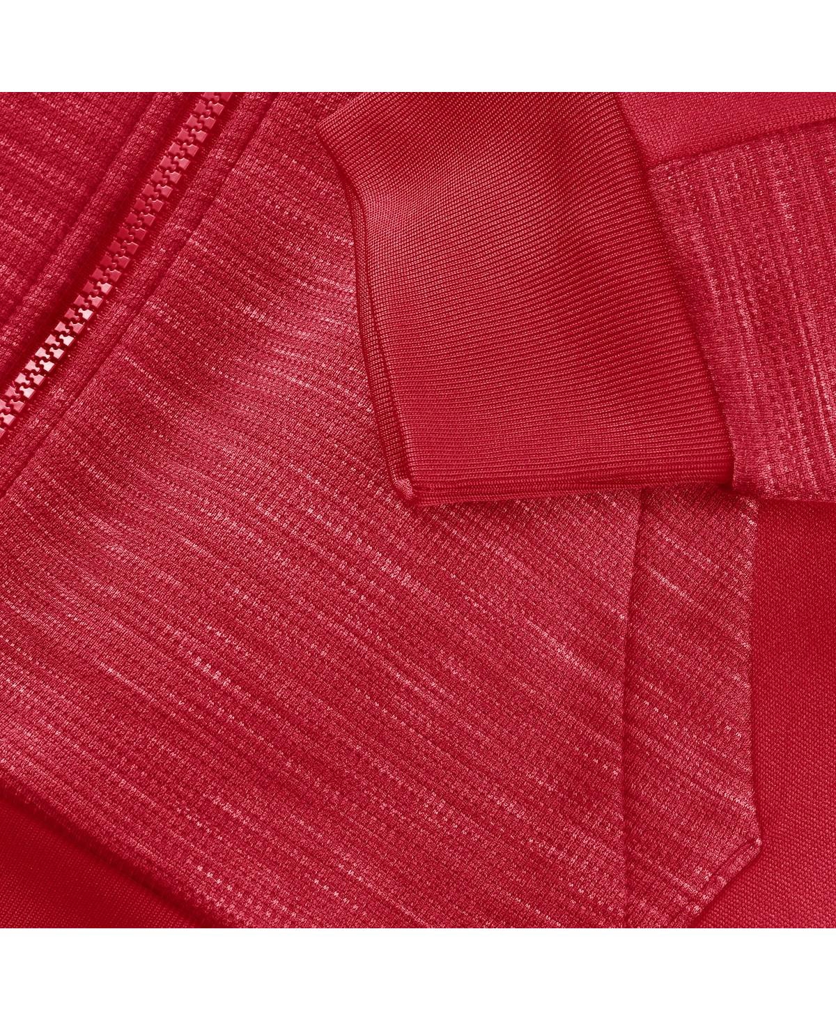 Fanatics Men's Scarlet San Francisco 49ers Checkdown Pass Full-Zip Hoodie