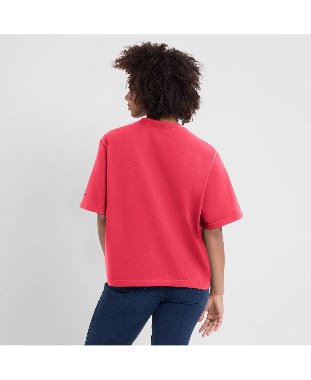 Nike Scarlet San Francisco 49ers Glory Arch Boxy T-shirt In Red