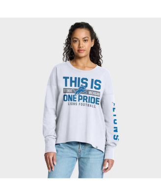 Fanatics - Women's White Detroit Lions Hometown Legacy Long Sleeve T-shirt