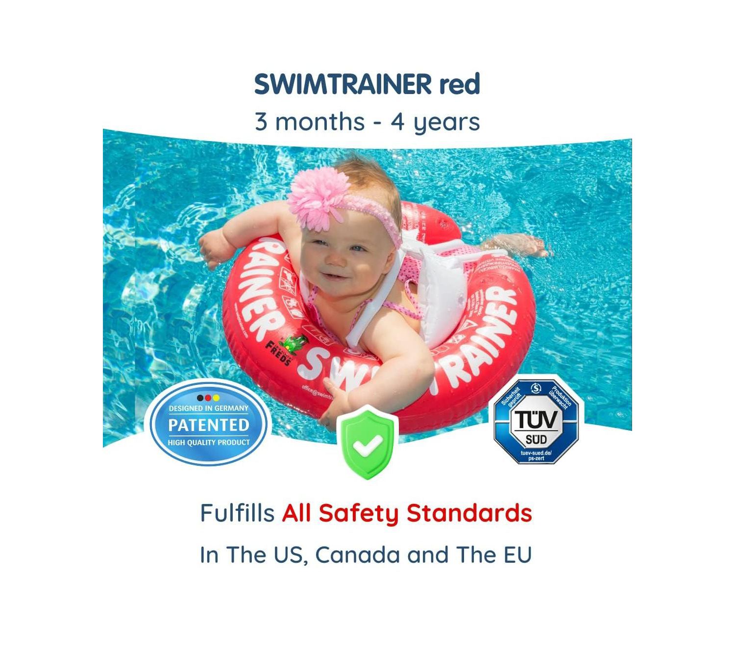 SWIMTRAINER "Classic" Red (3 months - 4 years)