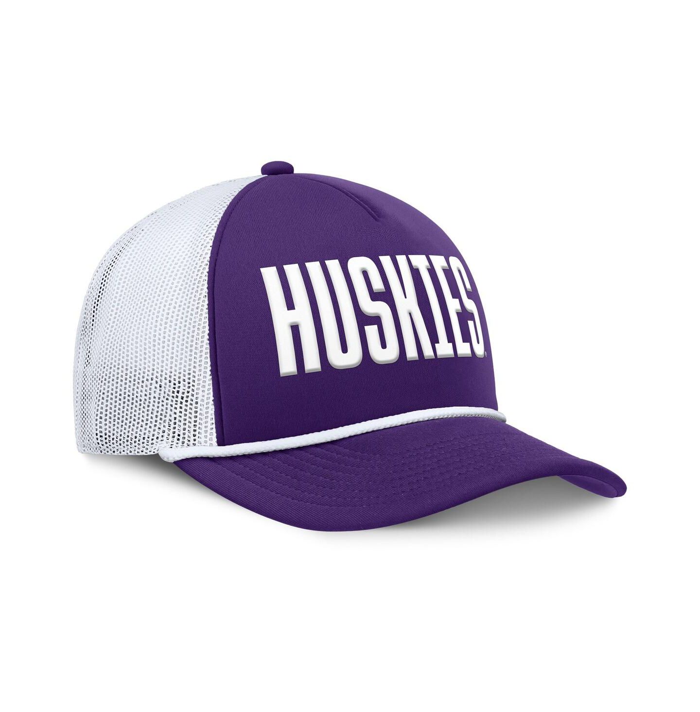 Мужская кепка Fanatics Purple Washington Huskies Dutch Foam Front Adjustable Trucker Hat — фото 3