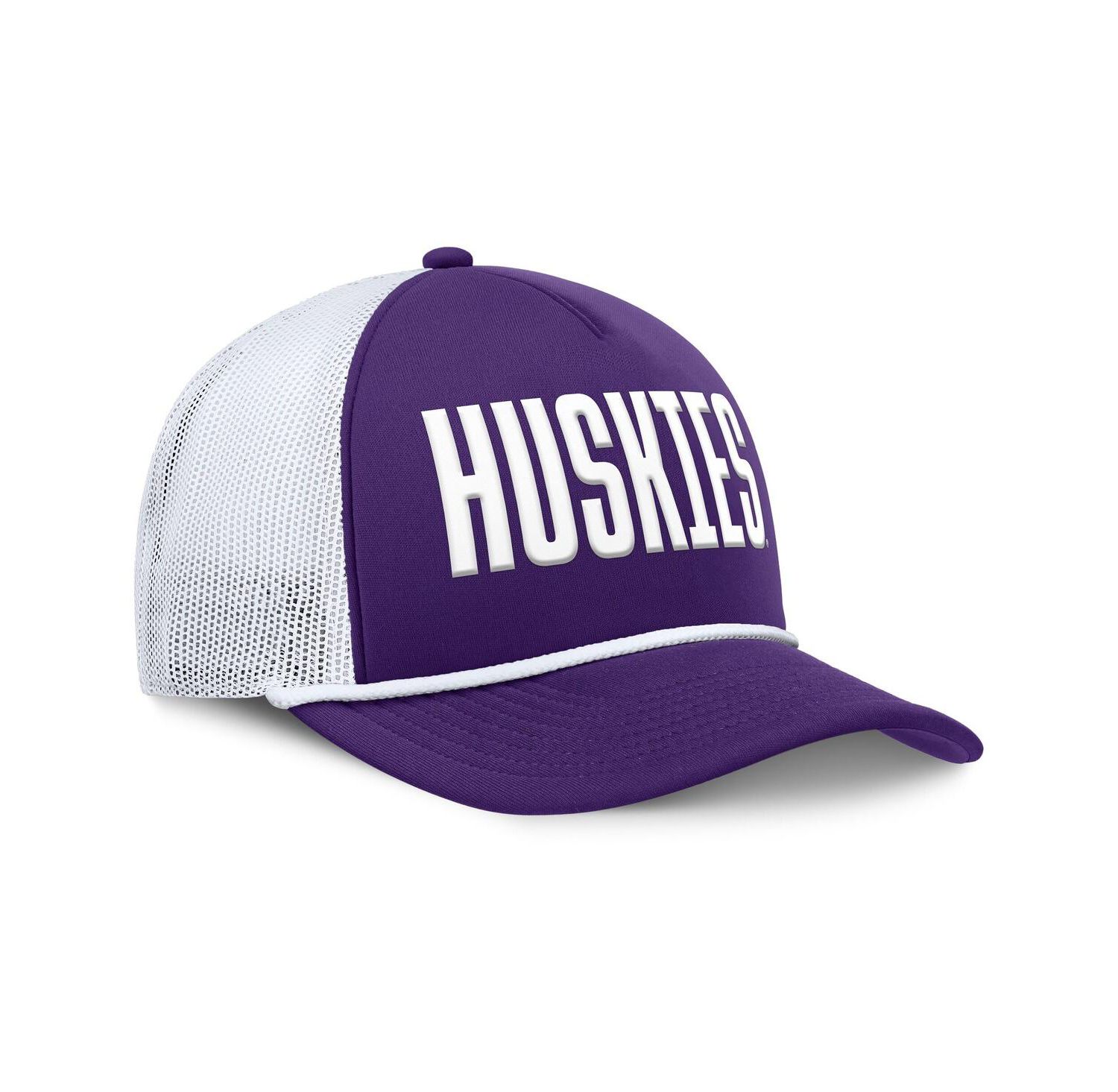 Men's Purple Washington Huskies Dutch Foam Front Adjustable Trucker Hat