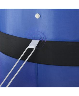 Colorful 8ft Inflatable Nutcracker Soldier with Scepter LED Outdoor Yard