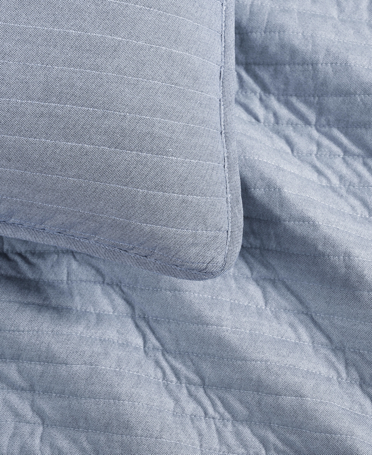Tommy Hilfiger Christopher Texture Cotton Reversible 2-pc. Quilt Set, Twin In Blue