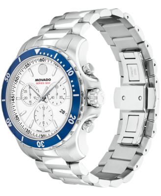 Men's Series 800 Swiss Quartz Chrono Performance Stainless Steel Watch, 42mm