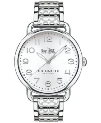 coach women's delancey stainless steel bracelet watch 36mm