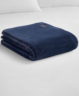 Solid Plush Throw, 50" x 70"