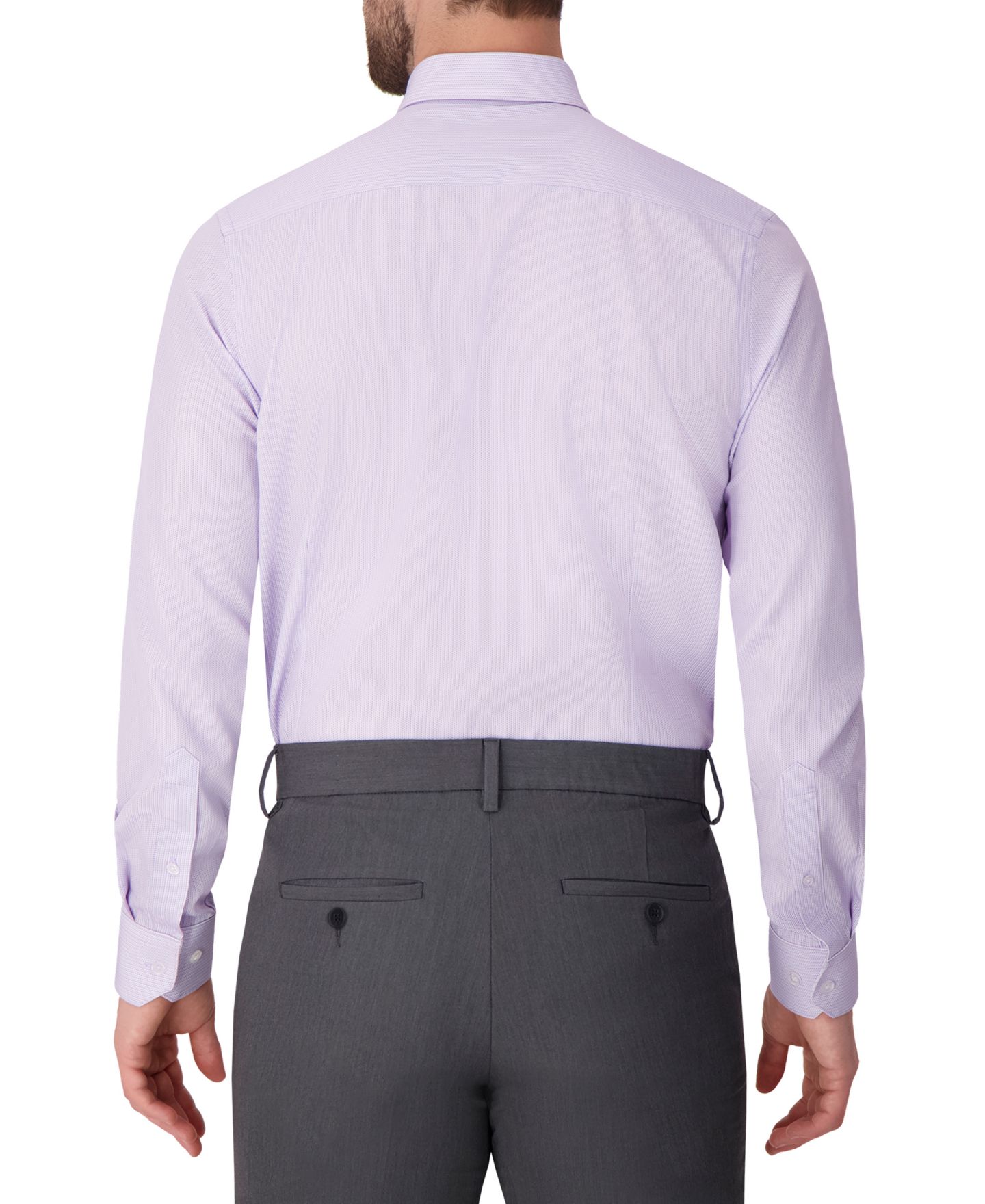 Мужская рубашка Report Collection 4-Way Geo Print Dress Shirt, цвет: Лавандовый — фото 2